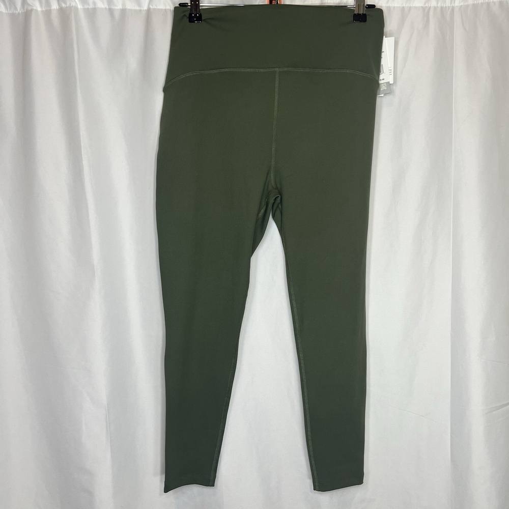 Beyond Yoga Spacedye Caught In The Midi High Waisted Legging in Green SZ XL NWT